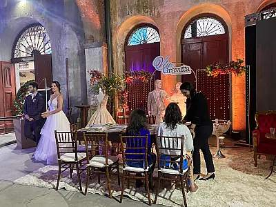 Casa da Frontaria Azulejada, em Santos, reúne indústria do casamento em evento