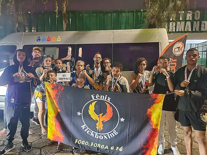 Projeto Fênix de kickboxing fica em 1º lugar no Campeonato Paulista