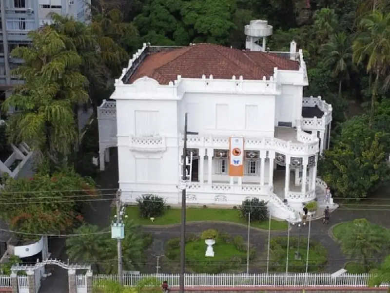 Obras de acessibilidade no casarão da Pinacoteca, em Santos, alcançam 75% de execução