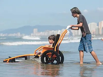 Praia Acessível é atração em Praia Grande no feriado