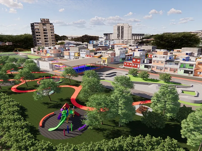 Construção da nova orla da praia e Vila do Bem seguem em ritmo acelerado no Jardim Raphael