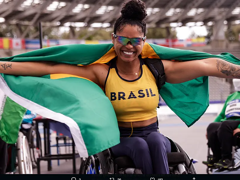 Atletismo: Brasil é ouro com Yeltsin e Jerusa no Mundial Paralímpico