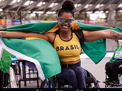 Atletismo: Brasil é ouro com Yeltsin e Jerusa no Mundial Paralímpico