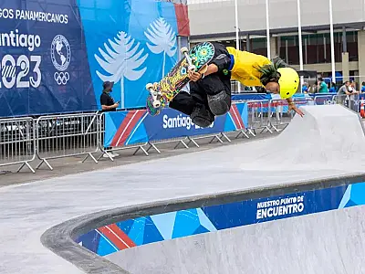 Brasil é prata com Raicca Ventura no skate park nos Pan-Americanos