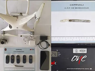 Policiais Penais capturam drone em Mongaguá