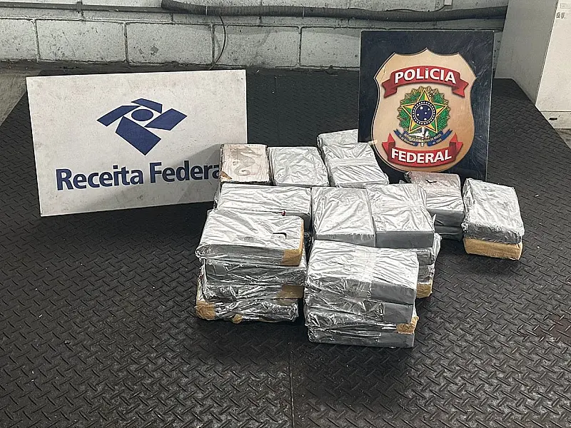 Receita Federal intercepta 46 kg de cocaína no Porto de Santos