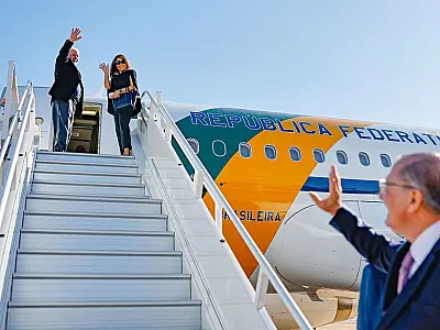 Lula embarca para a Cúpula do G7, no Japão