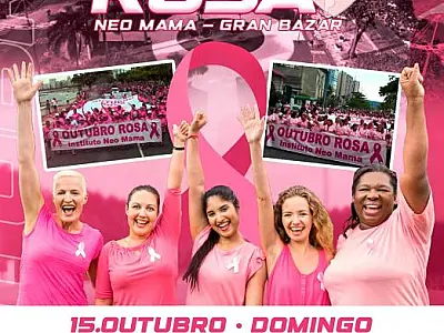 Caminhada do Outubro Rosa une alegria e conscientização neste domingo em Santos