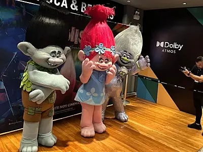 Estreia! Trolls invadem o Cine Roxy 5, em Santos, neste domingo