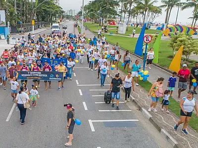 Bertioga promove caminhada inclusiva na semana do Dia nacional da Síndrome de Down