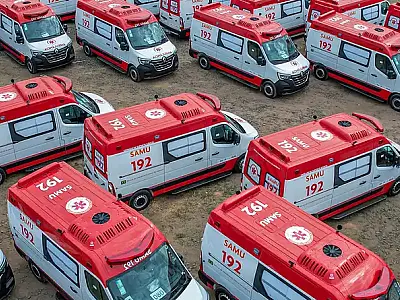 São Paulo recebe renovação da frota do SAMU 192 com 59 novas ambulâncias