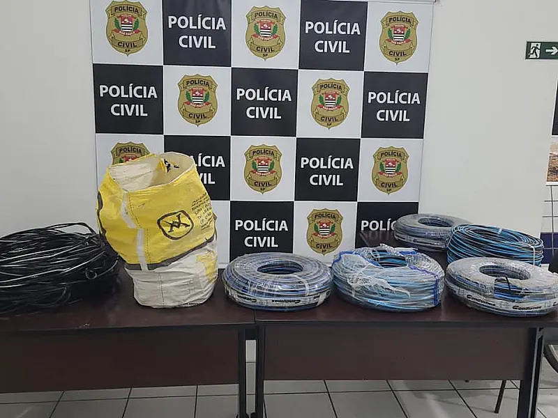 Polícia recupera 350 metros fios de energia furtados em Mongaguá
