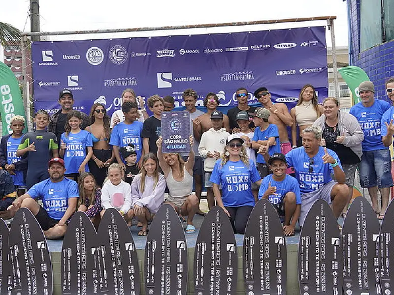 2º Circuito Estudantil KoxaBomb de Surf consagra campeões no Tombo