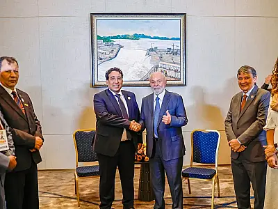Lula se reúne com presidentes africanos e fala em "sul global" forte