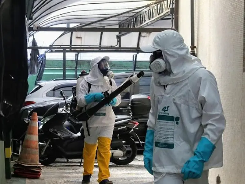 Bairro Gonzaga recebe nebulização contra o Aedes