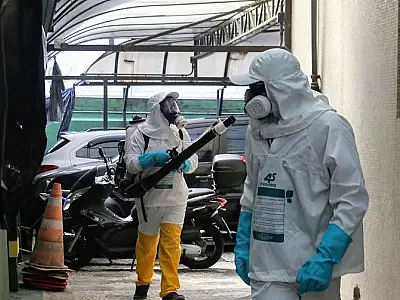 Bairro Gonzaga recebe nebulização contra o Aedes