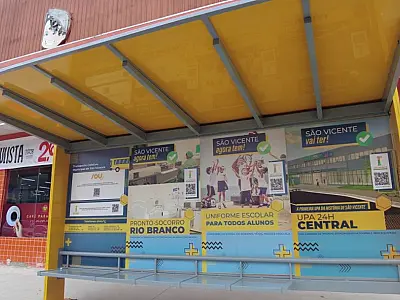Novos pontos de ônibus trazem dignidade e conforto aos moradores da Área Continental