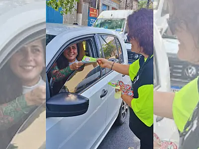 Motoristas se envolvem na campanha por mais segurança no trânsito em Santos