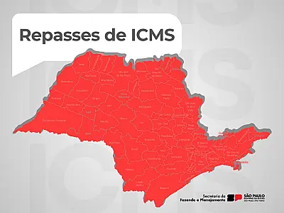 Sefaz-SP transfere mais de R$ 624 milhões em ICMS aos municípios paulistas
