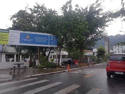Começam as obras de melhorias em mais uma rua do Saboó, em Santos