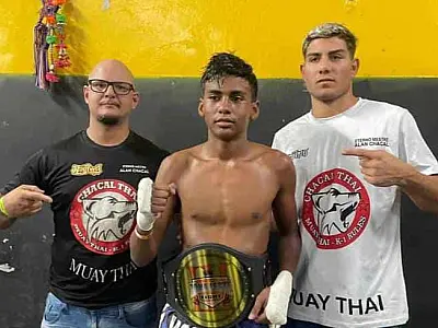Escoteiro da cidade do Guarujá vence competição de Muay Thai