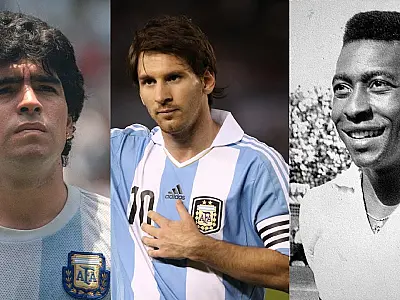Livro põe Messi acima de Pelé e Maradona