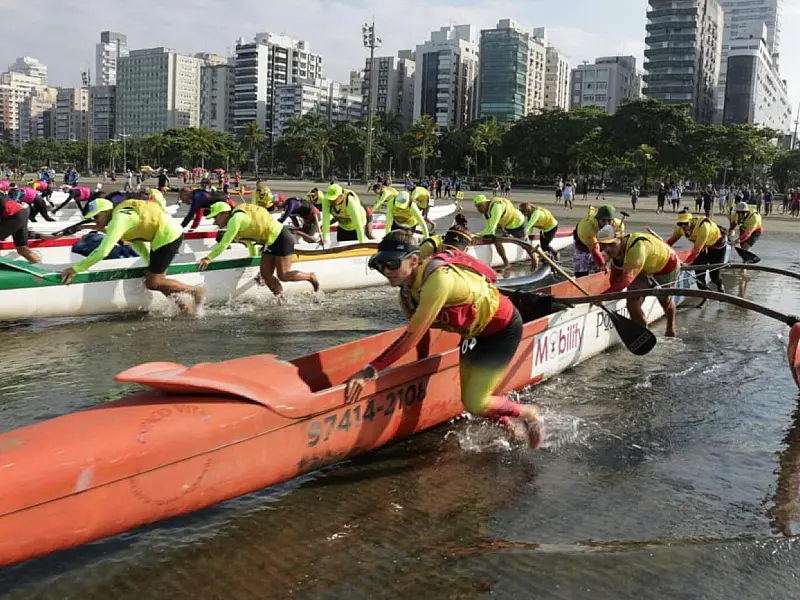 21º Desafio Volta à Ilha de Santo Amaro de Canoas Havaianas acontece em três cidades