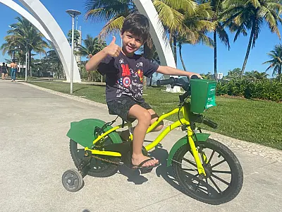 Bike Santos kids é mais uma opção para as férias da garotada
