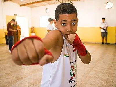 Projeto de boxe é lançado em São Vicente e estimula prática esportiva