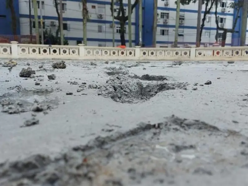 Vandalismo vai atrasar entrega de revitalização de playground em Santos