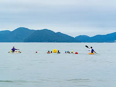 Natação em Águas Abertas desafia esportistas em Bertioga neste domingo