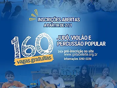 Santos abre inscrições gratuitas para cursos de música e judô na Gota de Leite