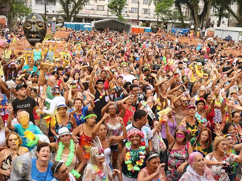 Carnaval no Centro Histórico de Santos promete muita folia e terá novidades para a criançada