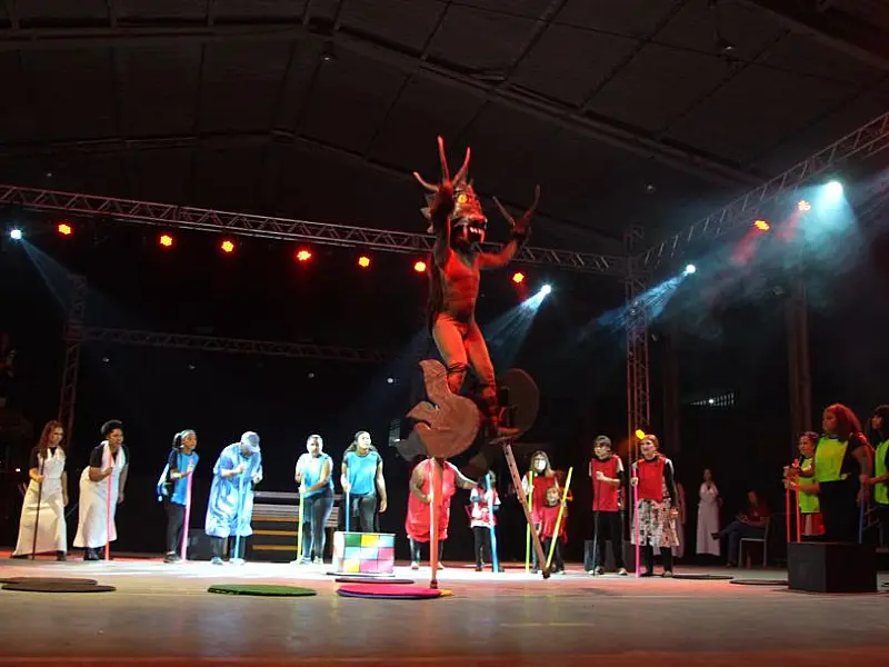 Área Continental recebe segunda apresentação da Encenação de São Vicente