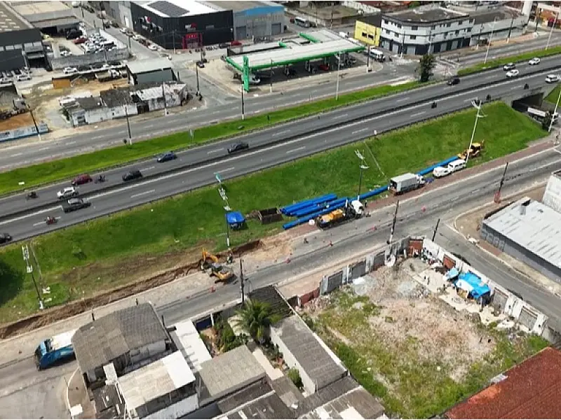 Sabesp avança com obras e informa intervenções em vias de Praia Grande esta semana