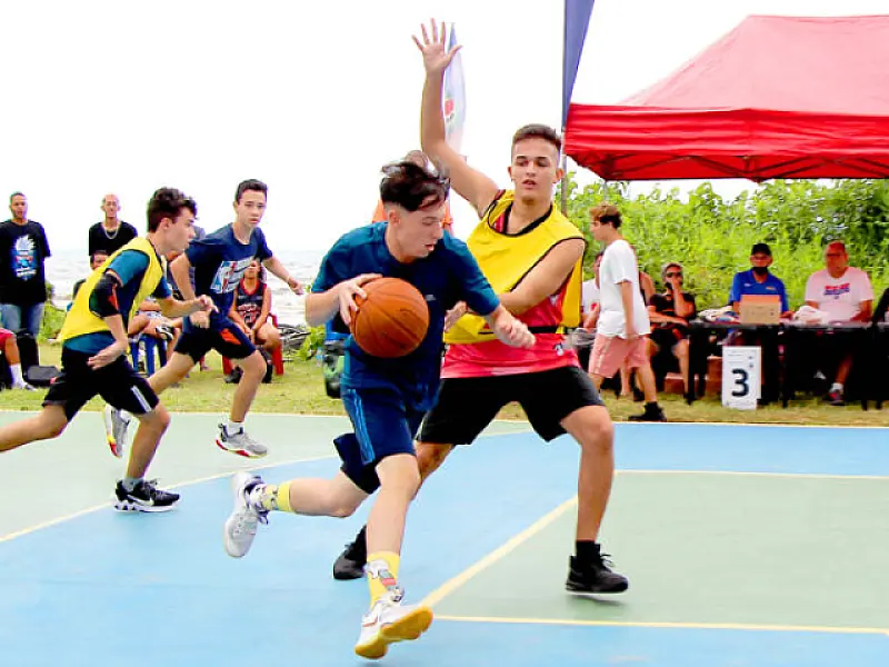 Miniquadra da Orla do Centro recebe Torneio de Basquete de Rua 3×3