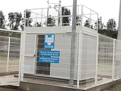 Cetesb moderniza três estações de monitoramento da qualidade do ar, em Cubatão e Paulínea
