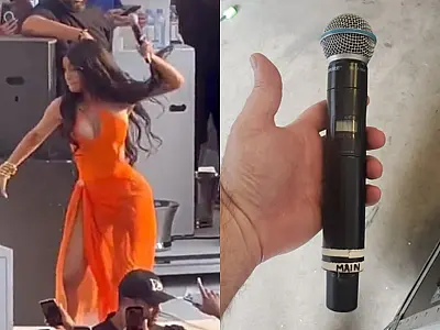 Microfone arremessado por Cardi B em fã é leiloado por US$ 100 mil