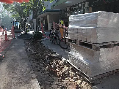 Obras da Rua Trabulsi, em Santos, vai reforçar comércio, turismo e segurança