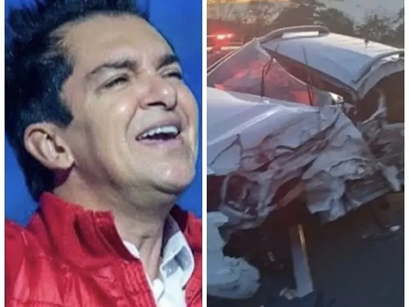 Cantor gospel Regis Danese, de 'Faz Um Milagre em Mim', sofre acidente de carro em Goiás