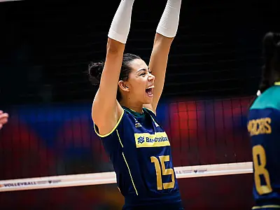 Seleção feminina vence a primeira na Liga das Nações de vôlei