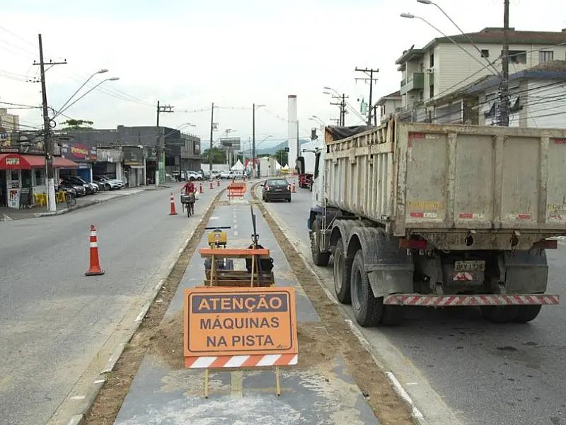 Reforma das ciclovias de São Vicente