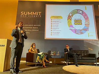 Plano 'São Vicente 500 anos' é apresentado para autoridades durante conferência