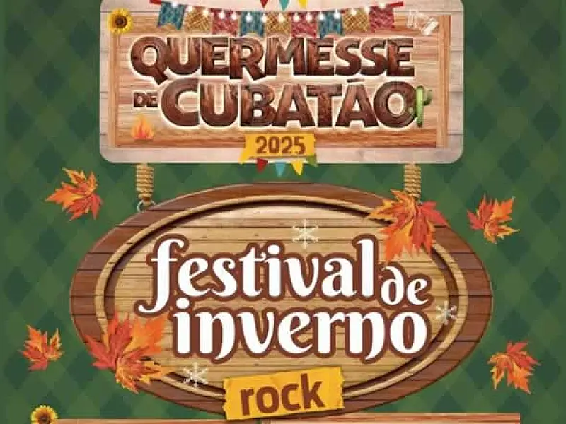 Quermesse em Cubatão continua com o 'Festival de Inverno', agora, no Píer do Casqueiro