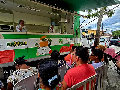 Caminhão Sabor e Renda Kids abre programação do 2º semestre no CRAS Enseada