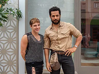 Amaury Lorenzo e Diego Martins, de 'Terra e Paixão', serão Rei e Rainha da Parada LGBTQIA+