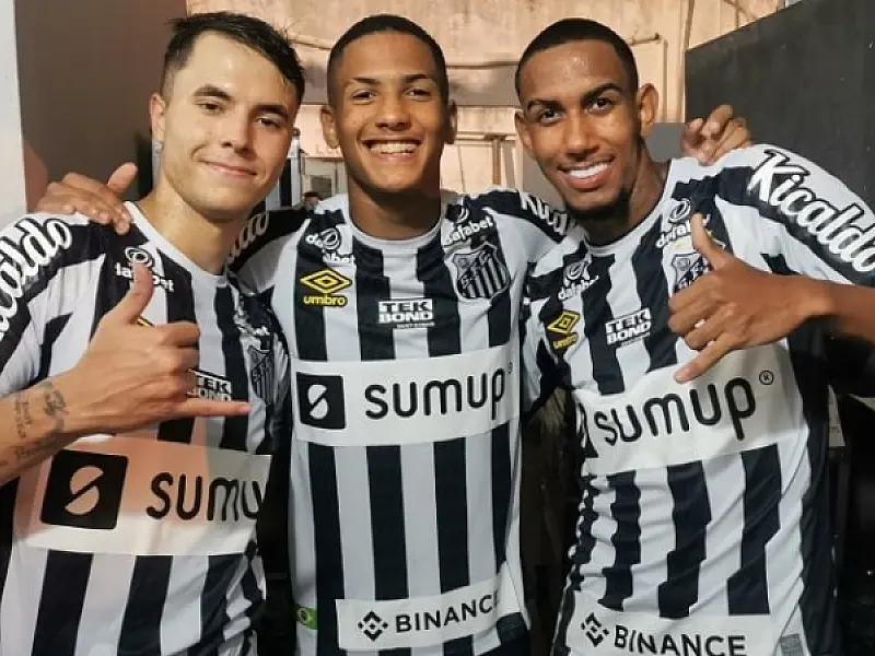 Rwan Seco fala sobre seu primeiro gol pelo time profissional do Santos: 'Eu mereci fazer esse gol'
