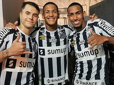 Rwan Seco fala sobre seu primeiro gol pelo time profissional do Santos: 'Eu mereci fazer esse gol'