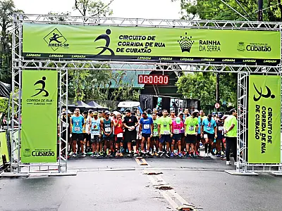 5ª Etapa do Circuito de Rua de Cubatão acontece neste domingo em novo local e com corridas kids