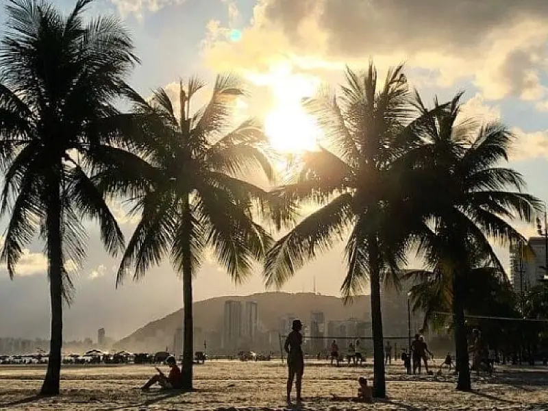Baixada terá cinco dias menos frios antes de nova frente fria se aproximar